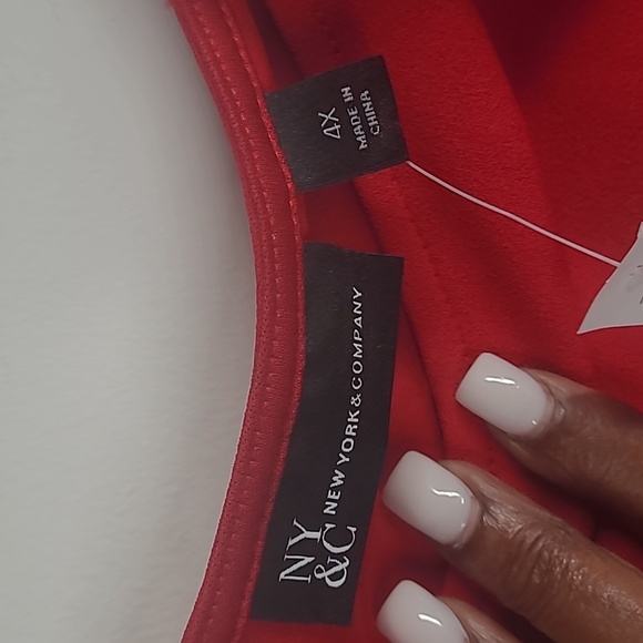 NY&C Women's One shoulder Top - Picture 4 of 5